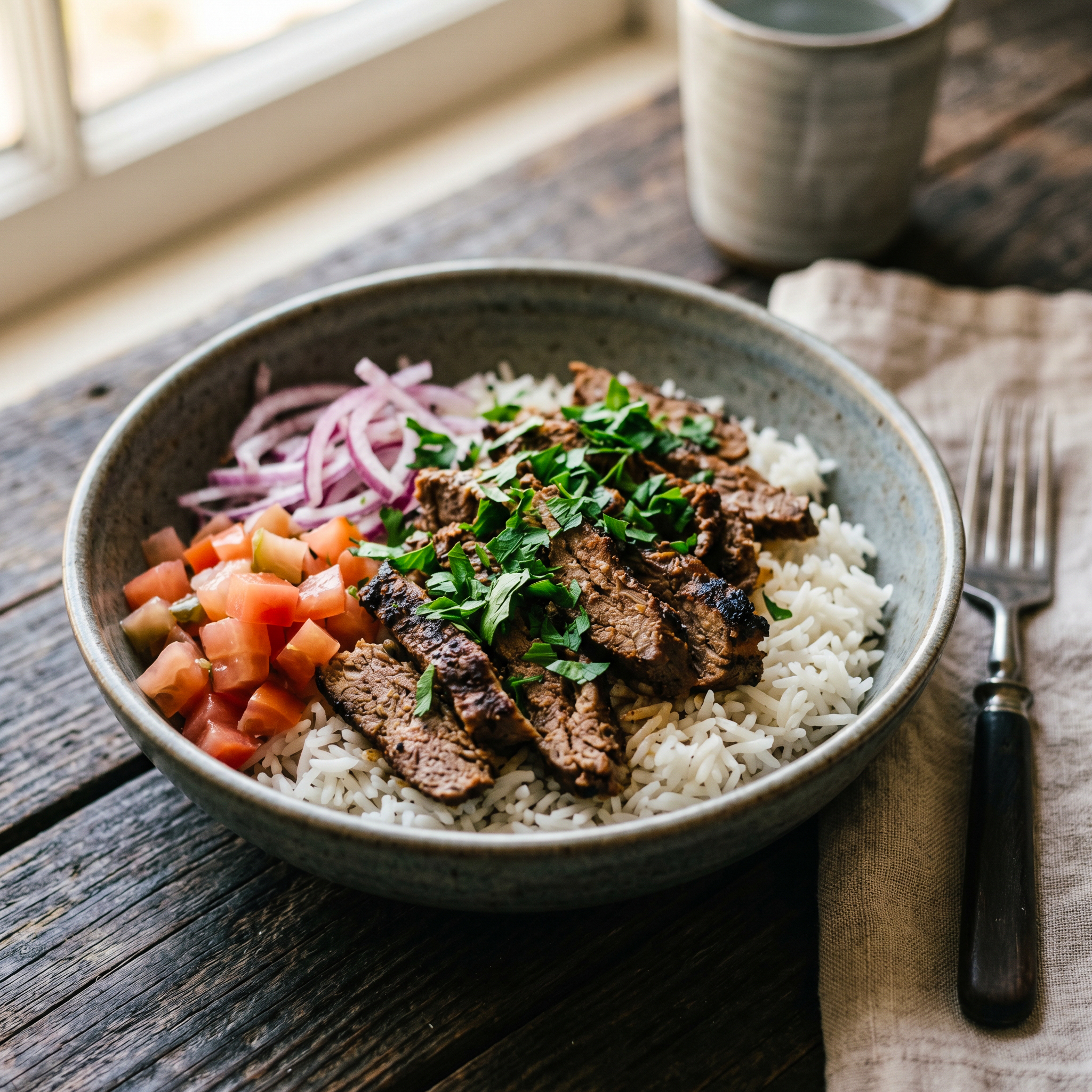 Beef Shawarma Bowl