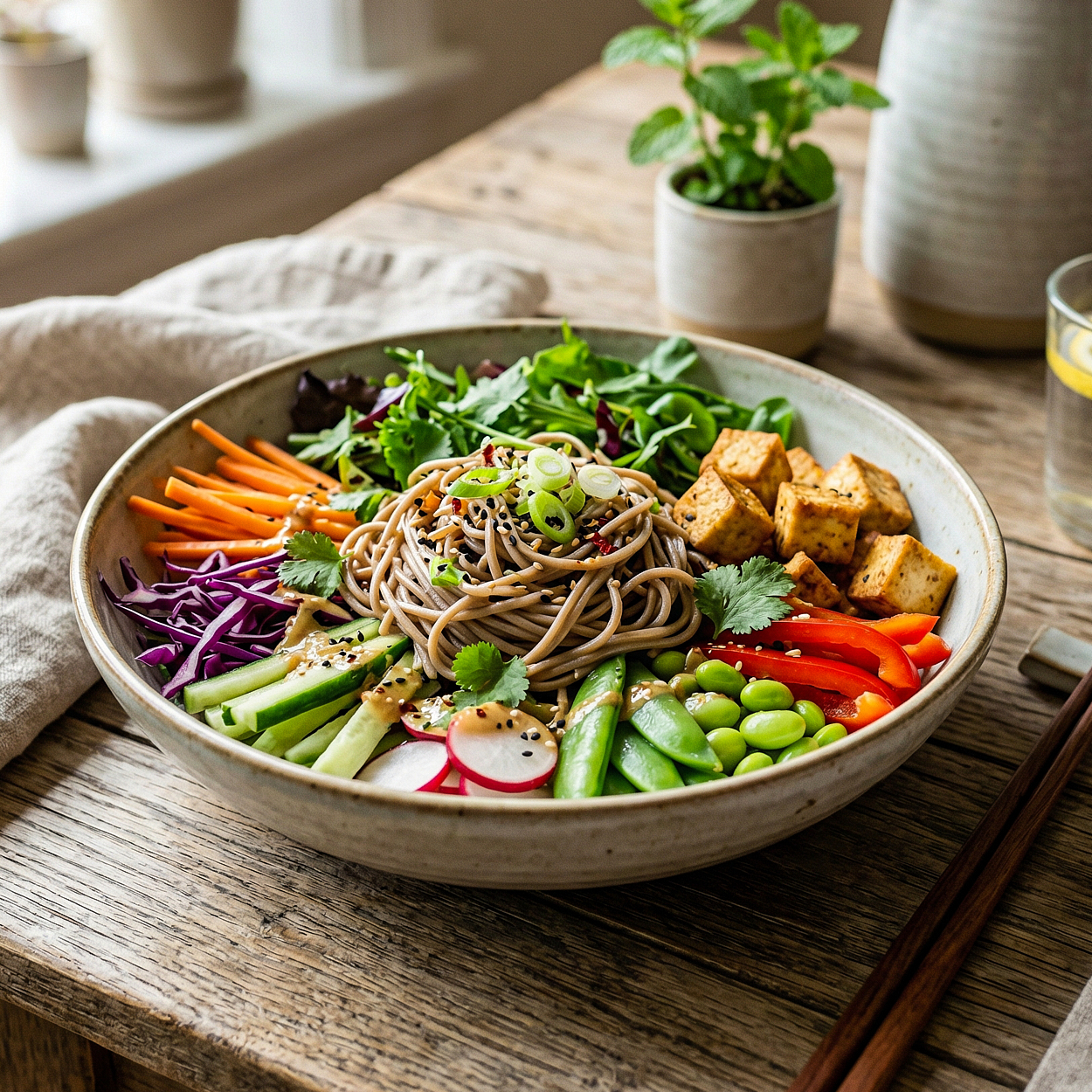 Vegan Soba Noodle Salad